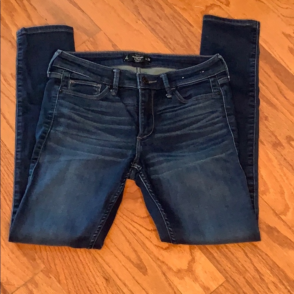 Abercrombie and Fitch dark wash jeans